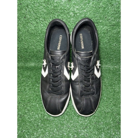 Converse Breakpoint Black White Leather Sneakers Men's Size 13 Women's Size 14.5 - Picture 7 of 9